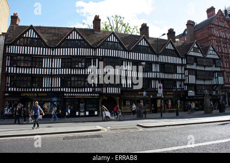 Staple Inn High Holborn, dans la ville de London, England, UK Banque D'Images