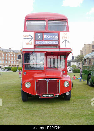 1966 AEC Routemaster, Vintage, London Bus JJD inscription 463D. Banque D'Images