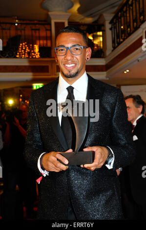 8e génération Audi 2014 Prix à l'hôtel Bayerischer Hof comprend : Jérôme Boateng Où : Munich, Allemagne Quand : 04 Déc 2014 Crédit : Franco Gulotta/WENN.com Banque D'Images