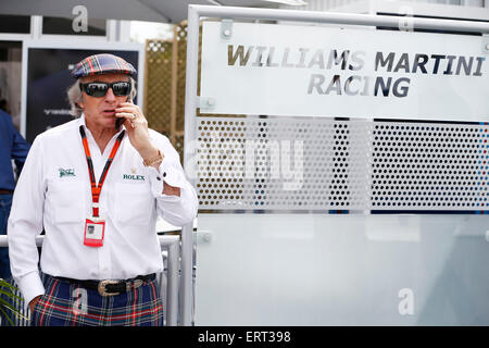 Montréal, Québec, Canada. 07Th Juin, 2015. Sport Automobile : Championnat du Monde de Formule 1 de la FIA 2015, Grand Prix du Canada, Sir Jackie Stewart : dpa Crédit photo alliance/Alamy Live News Banque D'Images