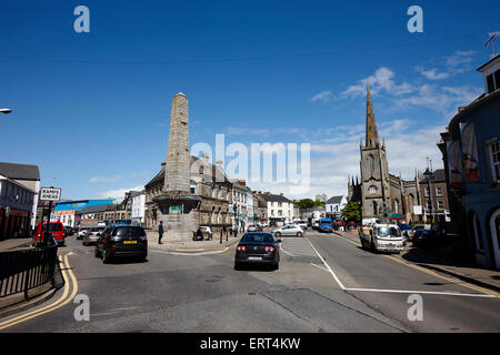 Place de l'église de la ville de Monaghan comté de Monaghan en république d'Irlande Banque D'Images