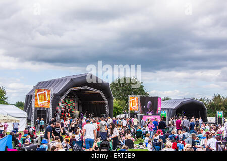 Festival de musique 2015 Alresford, New Alresford, Hampshire, Angleterre, Royaume-Uni. Banque D'Images