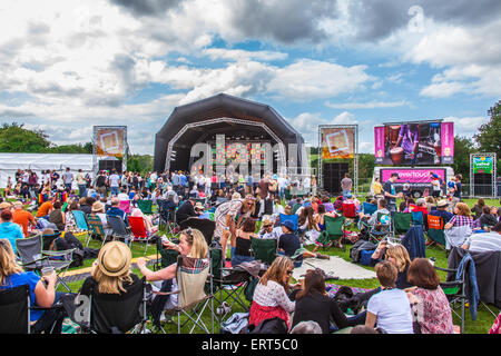 Festival de musique 2015 Alresford, New Alresford, Hampshire, Angleterre, Royaume-Uni. Banque D'Images