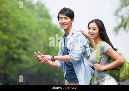 Happy young couple Banque D'Images