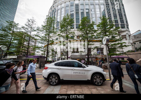 Londres, Royaume-Uni. 8 juin, 2015. La 20e assemblée annuelle à Canary Wharf Motorexpo business park. Crédit : Guy Josse/Alamy Live News Banque D'Images