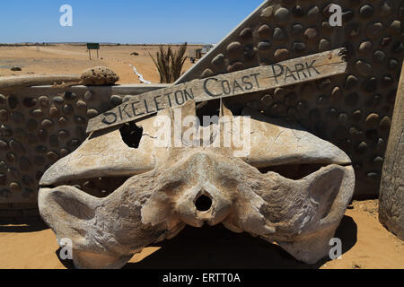 Ugabmund embarquement au Skeleton Coast National Park, Namibie Banque D'Images