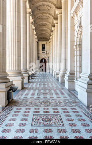 La Maison du Parlement à Melbourne, le siège du Parlement de Victoria, en Australie, depuis 1855 Banque D'Images