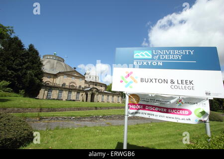 Extérieur de la Devonshire Dome - Accueil à l'Université de Derby, Buxton Buxton et campus & Leek College, Angleterre Royaume-uni Banque D'Images