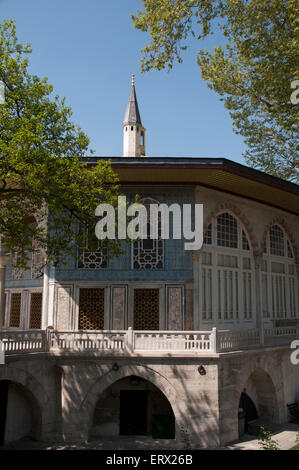 Construit à partir de 1459 le palais de Topkapi à Istanbul a été pendant près de 400 ans la résidence des sultans Ottomans. Banque D'Images