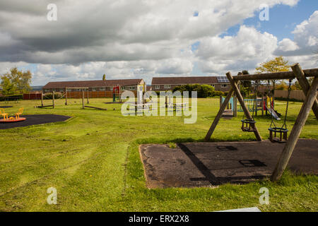 Templecombe Recreation Ground Banque D'Images