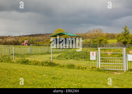 Templecombe Recreation Ground Banque D'Images