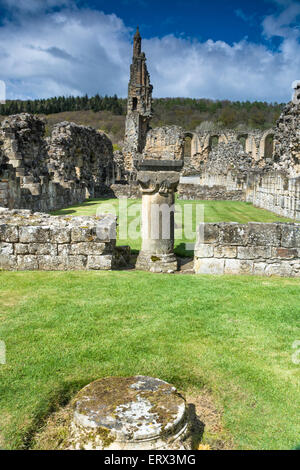 Byland Abbey dans Yorkshire du Nord Banque D'Images