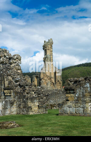 Byland Abbey dans Yorkshire du Nord Banque D'Images