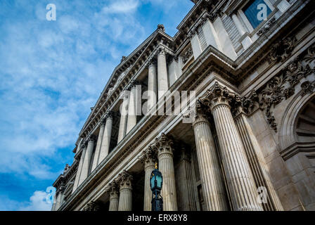 La Cathédrale St Paul, à Londres, Royaume-Uni. Banque D'Images