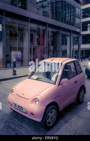 G-Wiz voiture électrique à Londres, au Royaume-Uni. Banque D'Images