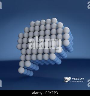 L'icône de la parole. L'élément de conception. Illustration 3D de vecteur. Illustration de Vecteur