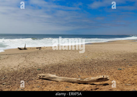 Une vue de Skeleton Coast National Park, Namibie Banque D'Images