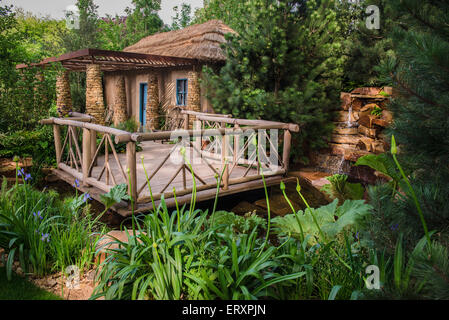 Sentebale - espoir dans la vulnérabilité, meilleur show jardin People's Choice, argent doré, Chelsea Flower Show 2015 Banque D'Images