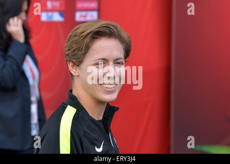 Le USWNT formés en vue de leur groupe d'ouverture match de la Coupe du Monde féminine de la fifa au stade de Winnipeg. Banque D'Images