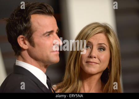 Jennifer Aniston et Justin Theroux, Los Angeles, CA Banque D'Images