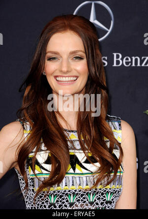 Lydia Hearst au Los Angeles premiere de 'Jurassic World' tenue à l'Kodak Theater à Hollywood, Etats-Unis le 9 juin 2015. Banque D'Images