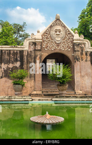 Palais aquatique Taman Sari de Yogyakarta sur l'île de Java, Indonésie Banque D'Images