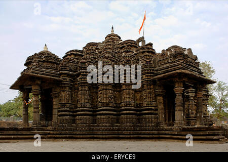 Shiva Temple ; Shiv Mandir , Ambreshwar Shiva Temple , Puratana Shivalaya , Hindu Temple , Ambarnath , Ambernath , Ulhasnagar , Maharashtra ; Inde Banque D'Images