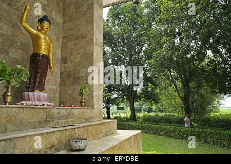 Rama Grama Sakyamunybuddha au Patrimoine Mondial de l'UNESCO ; le lieu de naissance de Bouddha à Lumbini au Népal ; Banque D'Images