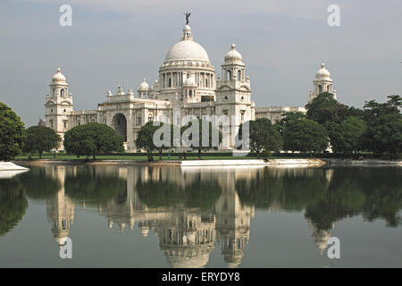 Victoria Memorial Hall ; Calcutta Kolkata ; l'ouest du Bengale en Inde ; Banque D'Images