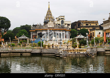 Jain temple calcutta kolkata West Bengal india Banque D'Images