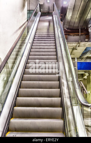 Escalier en mouvement Banque D'Images