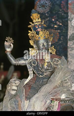 Padmasambhav statue dans Hemis gompa ; Ladakh ; Jammu-et-Cachemire en Inde ; Banque D'Images