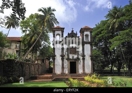 Chapelle de Sainte Catherine en 1510 ANNONCE Old Goa Velha Goa Inde Banque D'Images