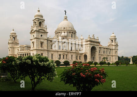 Victoria Memorial ; Calcutta Kolkata ; l'ouest du Bengale en Inde ; Banque D'Images