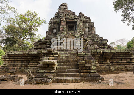 Prasat Preah Pithu, X., temple Angkor Thom, la Province de Siem Reap, Cambodge Banque D'Images