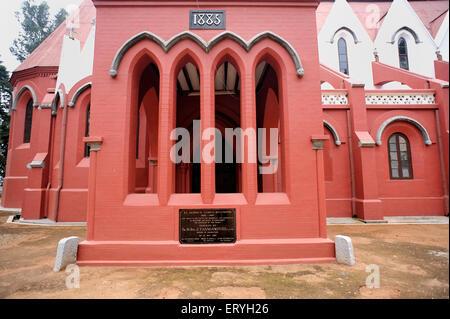 L'église Saint George Wellington ; ; ; ; Udagamandalam Ooty Coonoor Tamil Nadu Inde ; Banque D'Images