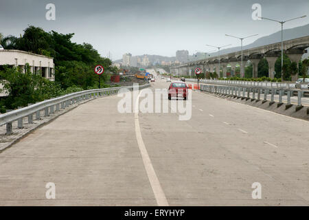 Autoroute de l'Est Inde Maharashtra Mumbai Wadala route Asie Banque D'Images