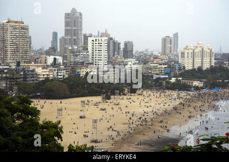 Girgaon chowpatty à Mumbai à Maharashtra Inde Banque D'Images