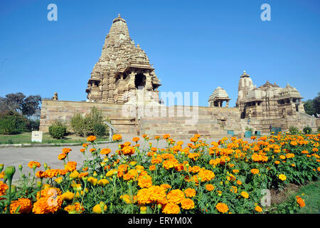 Kandariya mahadev temple Khajuraho Madhya Pradesh en Inde Asie Banque D'Images