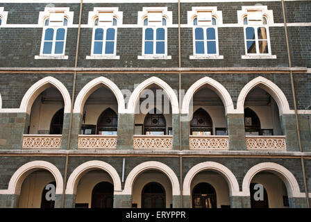 Collège Saint-Xavier , ancienne architecture , Bombay , Mumbai ; Maharashtra ; Inde , asie Banque D'Images