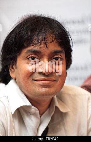 U. Srinivas , Uppalapu Srinivas , joueur indien de mandoline , musique classique et compositeur de Carnatic , Inde , Asie Banque D'Images