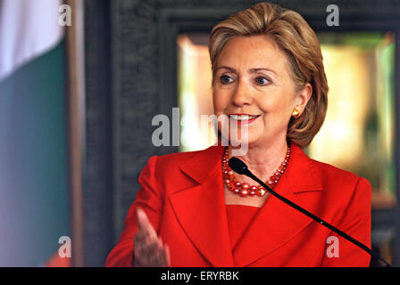Hillary Clinton des États-Unis d'Amérique Banque D'Images