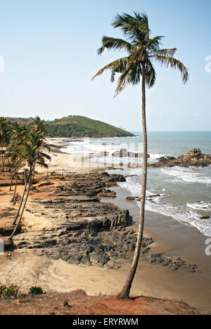 Anjuna Beach ; Goa ; Inde , Asie Banque D'Images