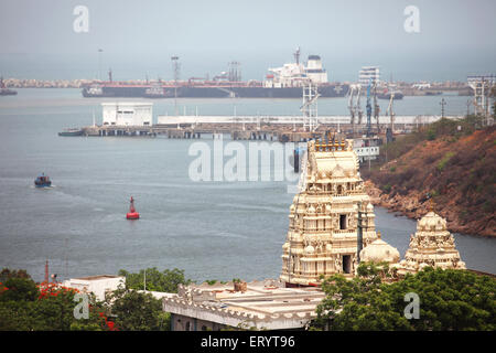 Port trust à Vava'Andhra Pradesh ; Inde ; Banque D'Images