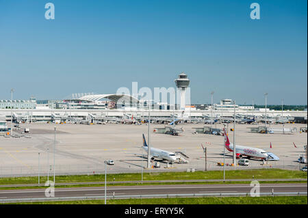 L'aéroport de Munich - Allemagne Banque D'Images