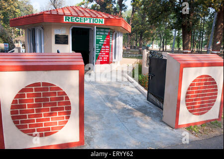 Parc national de Rajaji, réception, porte de Chilla, Rishikesh, Haridwar, Uttarakhand, Inde, Asie Banque D'Images