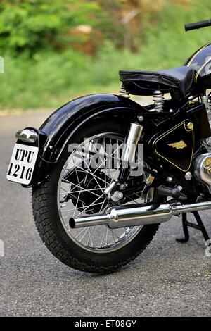 Royal Enfield bullet G2 350 cc moto vintage 1960 Banque D'Images