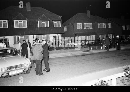 Barry Williams, tireur, a tué quatre personnes et gravement blessé quatre autres après avoir ouvert le feu à deux endroits distincts dans les Midlands le jeudi 26 octobre 1978. Les attaques ont eu lieu sur Andrew Road, l'Bustleholm estate et plus tard à une station-service à Nuneaton. Banque D'Images