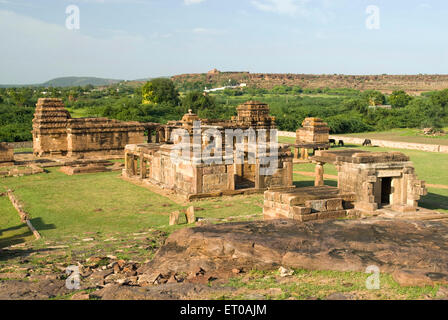 Temple Galaganath 700 A.D. à Aihole Karnataka ; Inde ; Banque D'Images