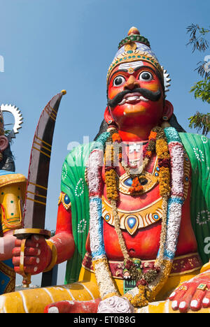 Temple Guardian Village Muniappan Dharmapuri au Tamil Nadu ; Inde ; Banque D'Images